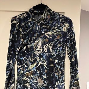 Ted Baker Mock Neck Midi Dress